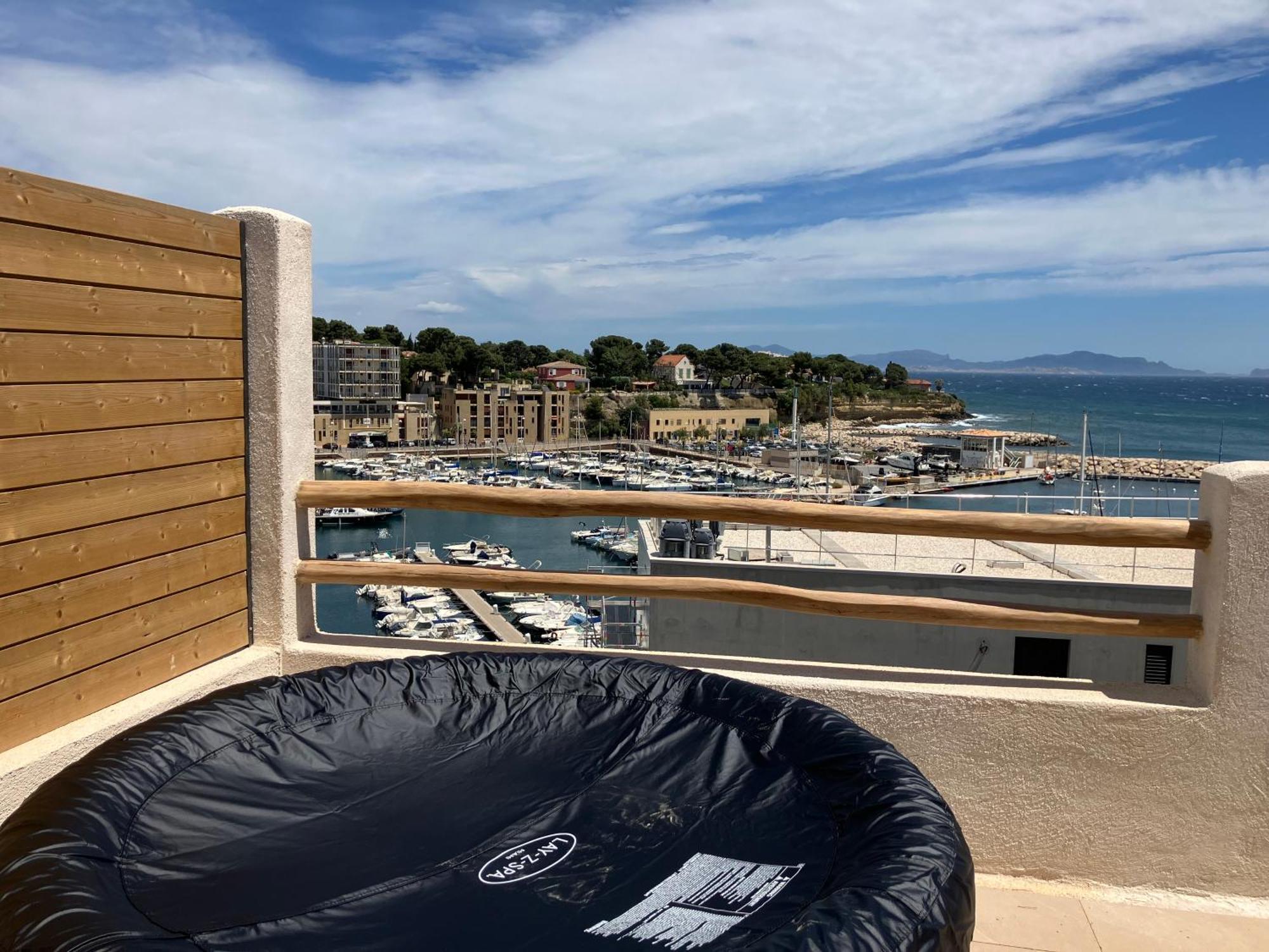 T2 Vue Sur Le Port Jacuzzi Terrasse Et Parking Apartment Carry-le-Rouet Luaran gambar